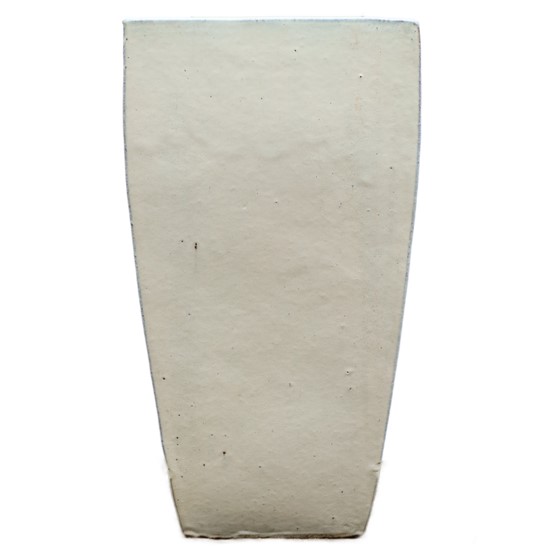 Keramička posuda glazirana četvrtasta h78 d42cm staro bijela