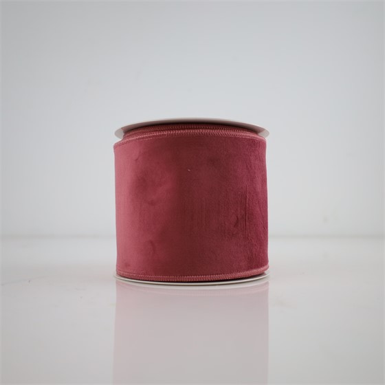 Traka 9340 100mm/8m velvet barokno roza 125