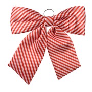 Mašna candy stripe 58x3xh62cm crvena/bijela
