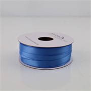 Traka saten 10mm/50m premium capri plava 337