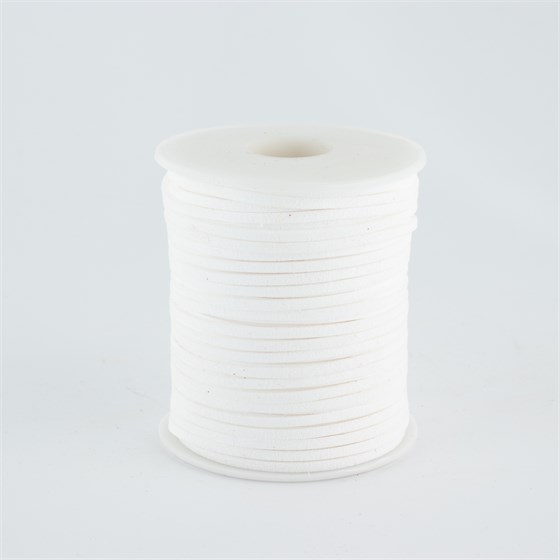 Konop suede 2,5mm/45,7m bijela