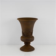 Metalni kalež d16cm h25cm rust