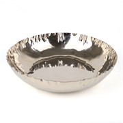 Metalna posuda d36xh9cm srebrna