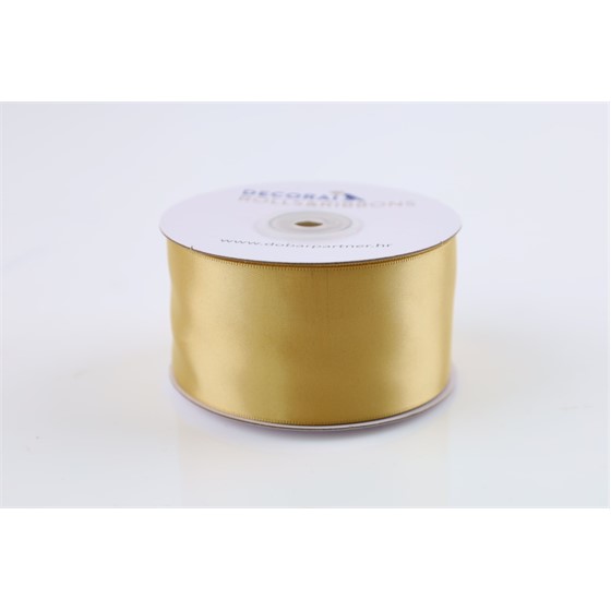 Traka saten 50mm/25m premium zlatna