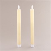 LED svijeća d2xh24cm krem 2kom