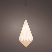 Svjetiljka papirna d16cm h43cm WW 8/16 timer bijela