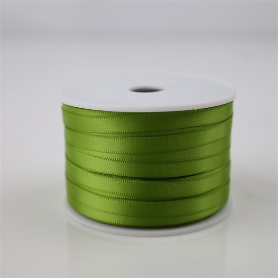 Traka saten 6mm/50m premium limunska trava  528