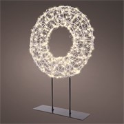 LED lampice vijenac samostojeći L300 d28cm 7xh38cm WW timer IP44