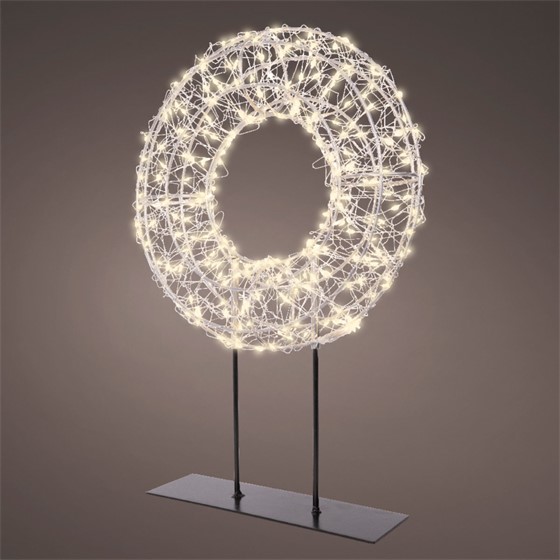 LED lampice vijenac samostojeći L300 d28cm 7xh38cm WW timer IP44