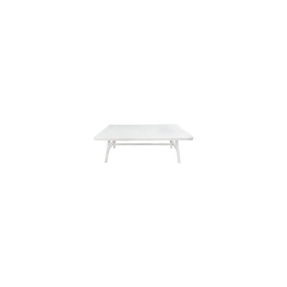 Stol Valencia, alu 100x200x75cm bijela