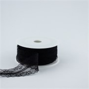 Traka 2004 čipka 36mm/15m crna 100