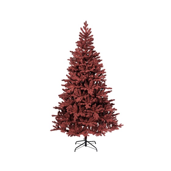 Bor 240cm Burgundy flock PE/PVC d152cm 2386 grančica