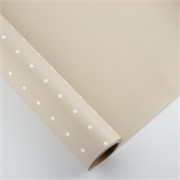 Charm folija Točke male rola 58cm/15m - sand/bijela