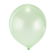 Baloni metalik 25cm, 50kom - sv.zelena