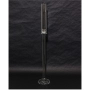 Svijećnjak kristal sa cilindrom h90 d14cm
