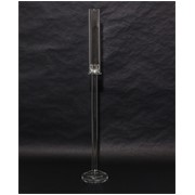 Svijećnjak kristal sa cilindrom h90 d14cm