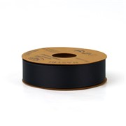 Traka mat saten 25mm/20m crna 19