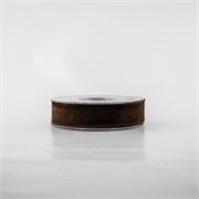Traka dupli pliš 25mm/7m t.smeđa 61