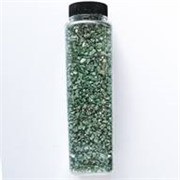 Staklo drobljeno 550g-metalik t.zelena
