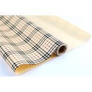 Charm folija Pastel tartan rola 58cm/15m - sv.breskva