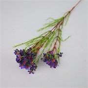Wax flower 78cm plava/ljubičasta