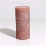 Svijeća frost 6,8xh15cm - mauve