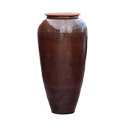 Keramička posuda - ćup glaziran h140 d60cm smeđi