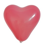 Baloni srce pastel 28cm, 50kom - pastel breskva