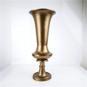 Vaza metalna 25xh60cm antik zlatna