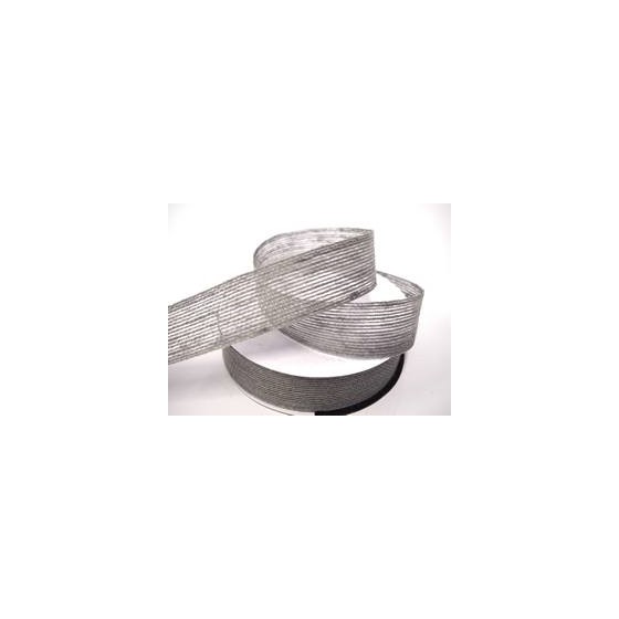 Traka lanena 3cm/13,7m - Siva