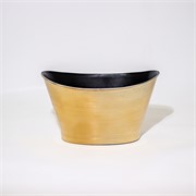 Posuda plastika 26,5x17,5cm h15,5cm sv.zlatna