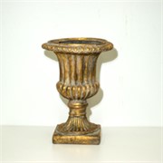 Poliester posuda 35x35cm h50cm old gold