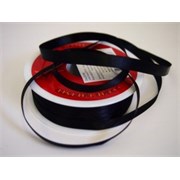 Traka saten 10mm/50m standard crna 030