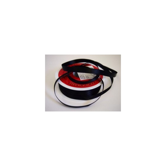 Traka saten 10mm/50m standard crna 030