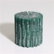Svijeća frost zupčanik 7,5xh7,5cm - t.zelena