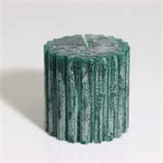 Svijeća frost zupčanik 7,5xh7,5cm - t.zelena