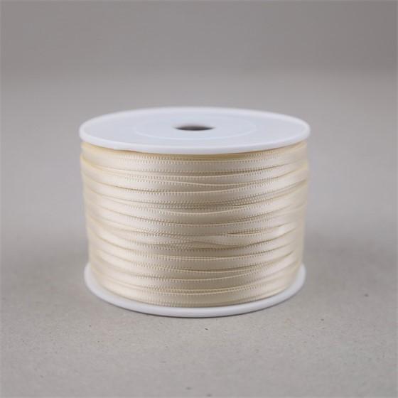 Traka saten 3mm/100m premium ivory 810