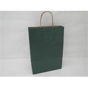 Vrećica 22x10x31cm papir t.zelena