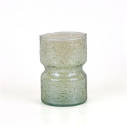 Staklo vaza h15cm d11cm sjaj zelena