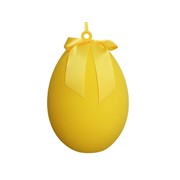 Jaje s mašnom pliš 40cm žuta