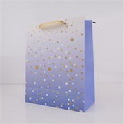 Vrećica 26x12cm h32cm plava bijela