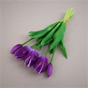 Tulipan buket x5 33cm ljubičasta