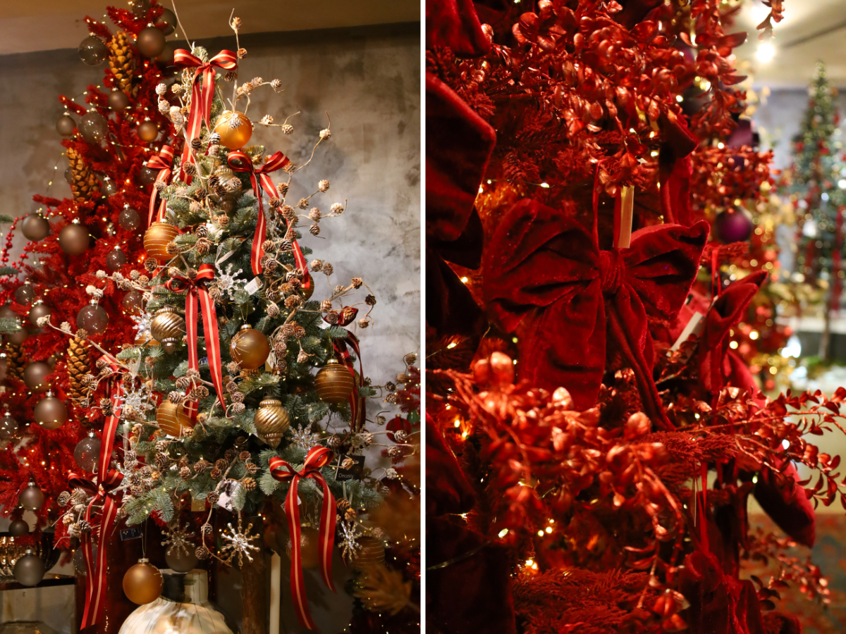 Burgundy ili Bordeaux Božić_bor